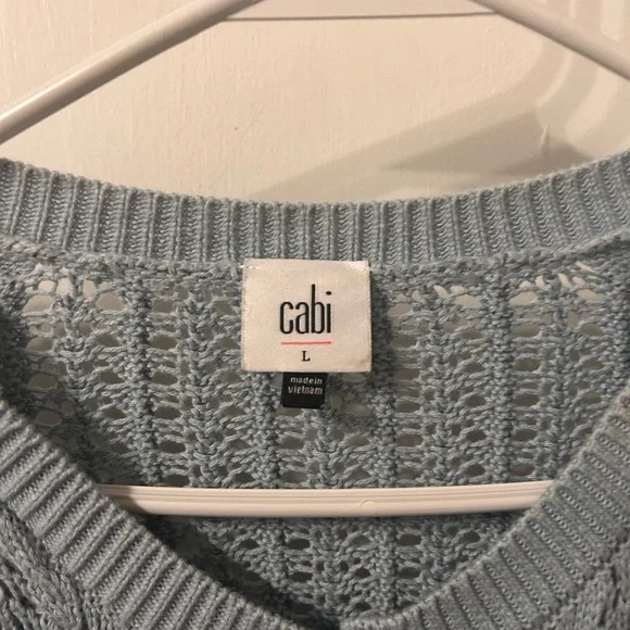 CAbi Light Blue Knit Cardigan - Picture 2 of 3